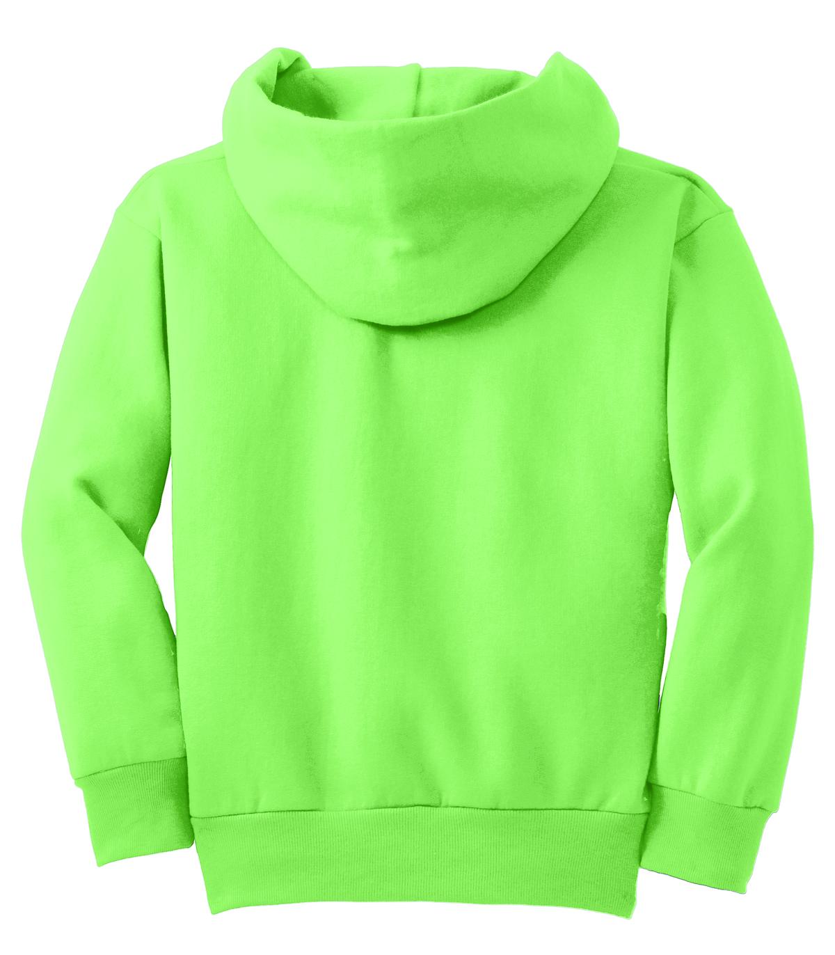 Plain neon green sales hoodie