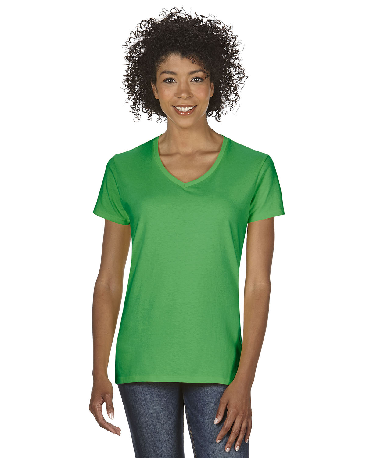 XERSION WOMENS Green- V-NECK T-SHIRT SIZE Small- NWOT