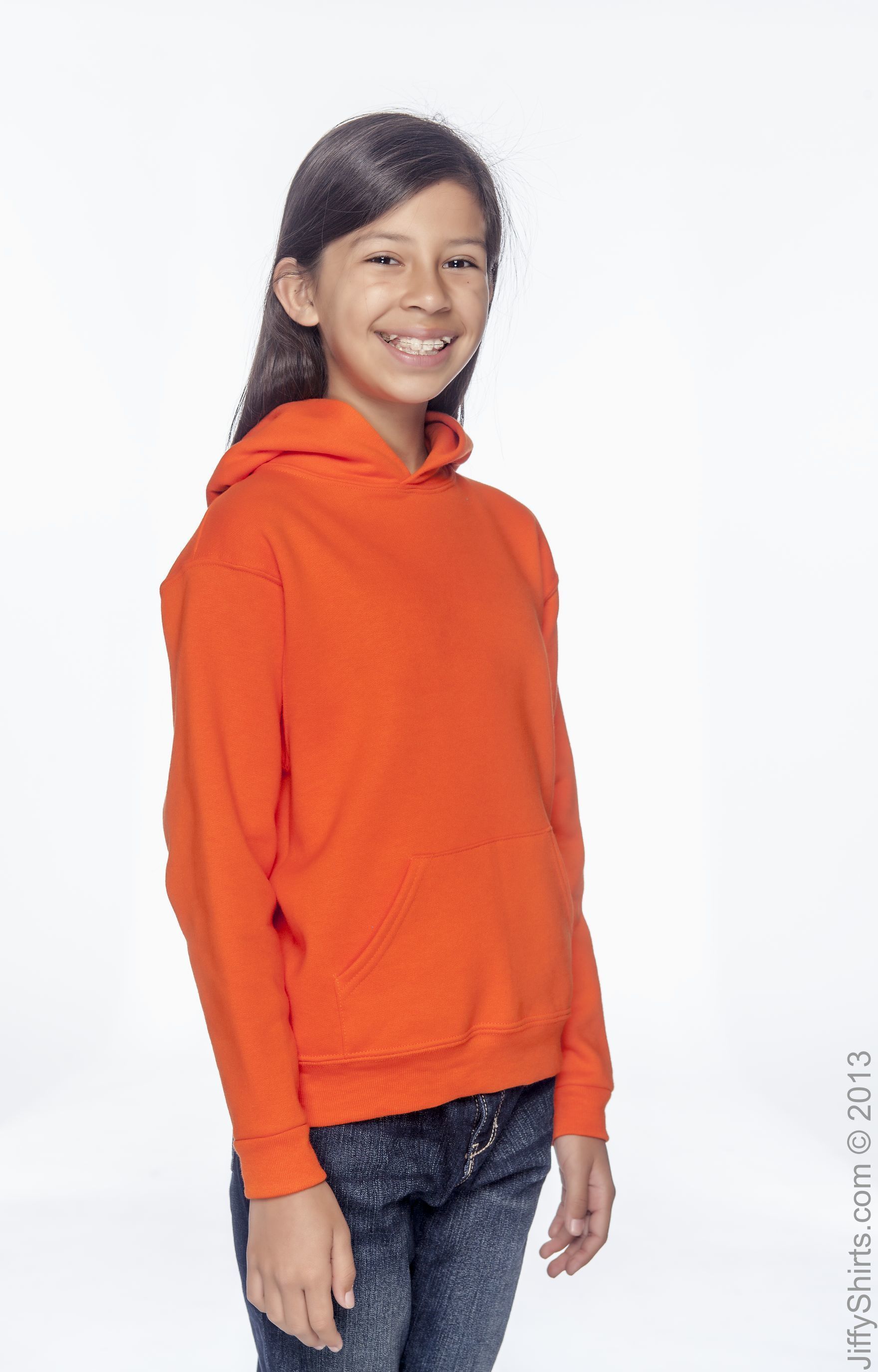 Jerzees 996Y Youth 8 Oz. NuBlend® Fleece Pullover Hood - JiffyShirts.com