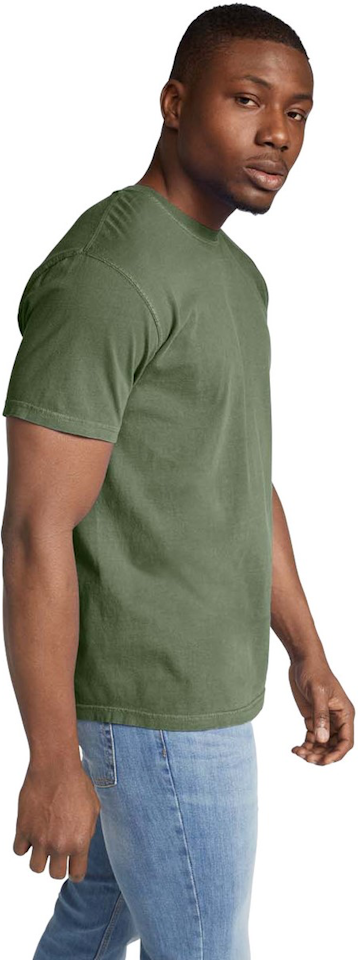 Blank Comfort Colors C1717 Ringspun Garment-Dyed T-Shirt - Emerald - 3XL