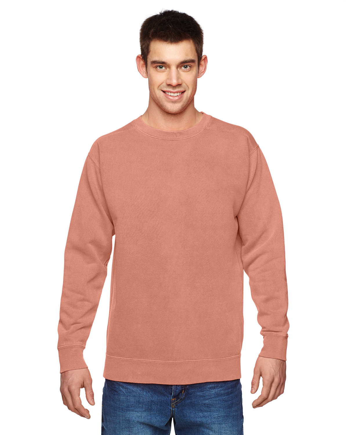 Comfort Colors 1566 Terracotta Adult Crewneck Sweatshirt JiffyShirts   52db0f73dba8d5 