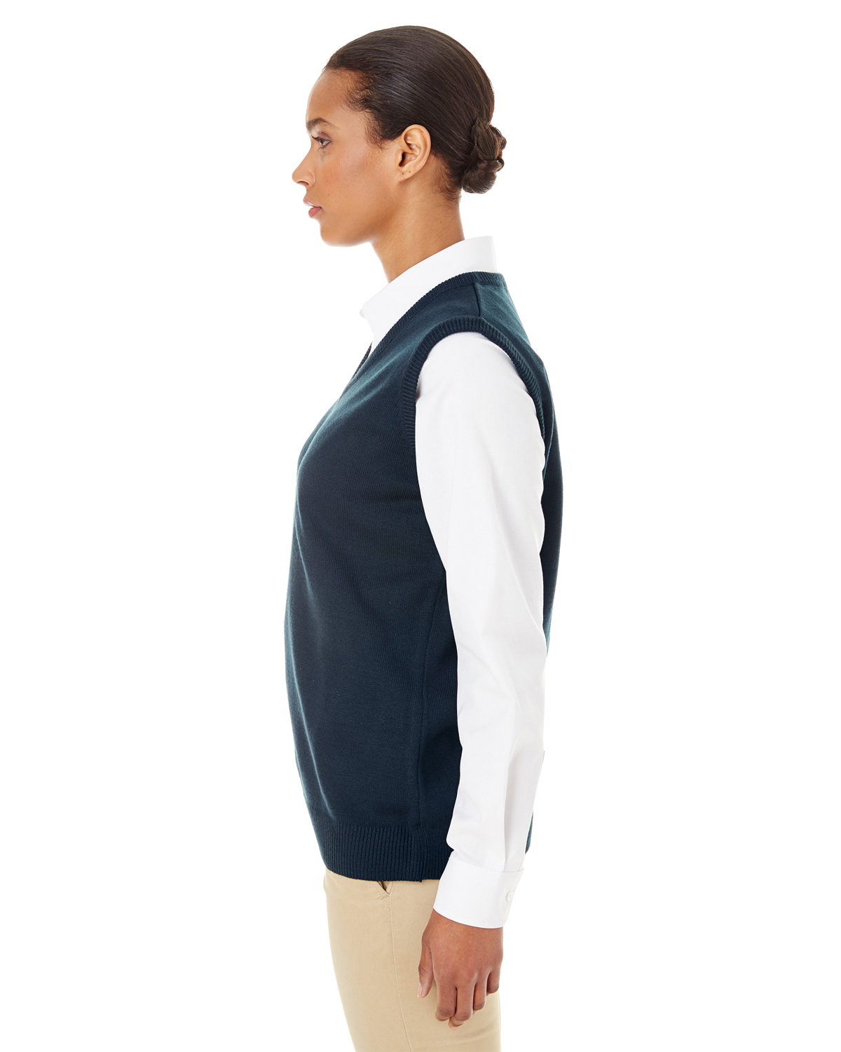 Navy blue clearance sweater vest womens