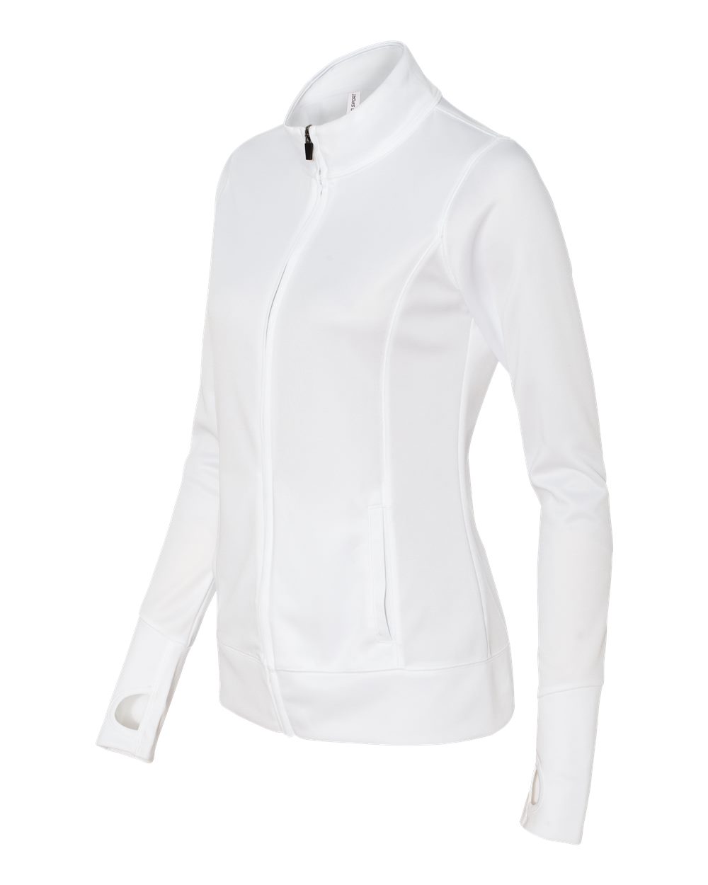 All Sport W4009 White Women's Lightweight Jacket