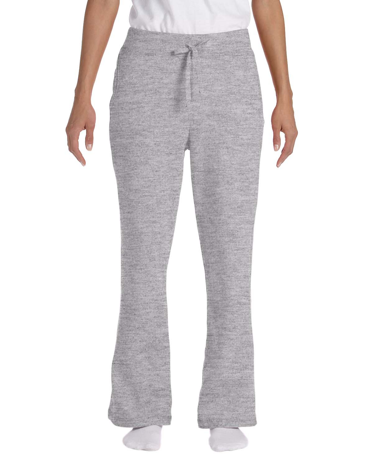 wide leg open bottom sweatpants