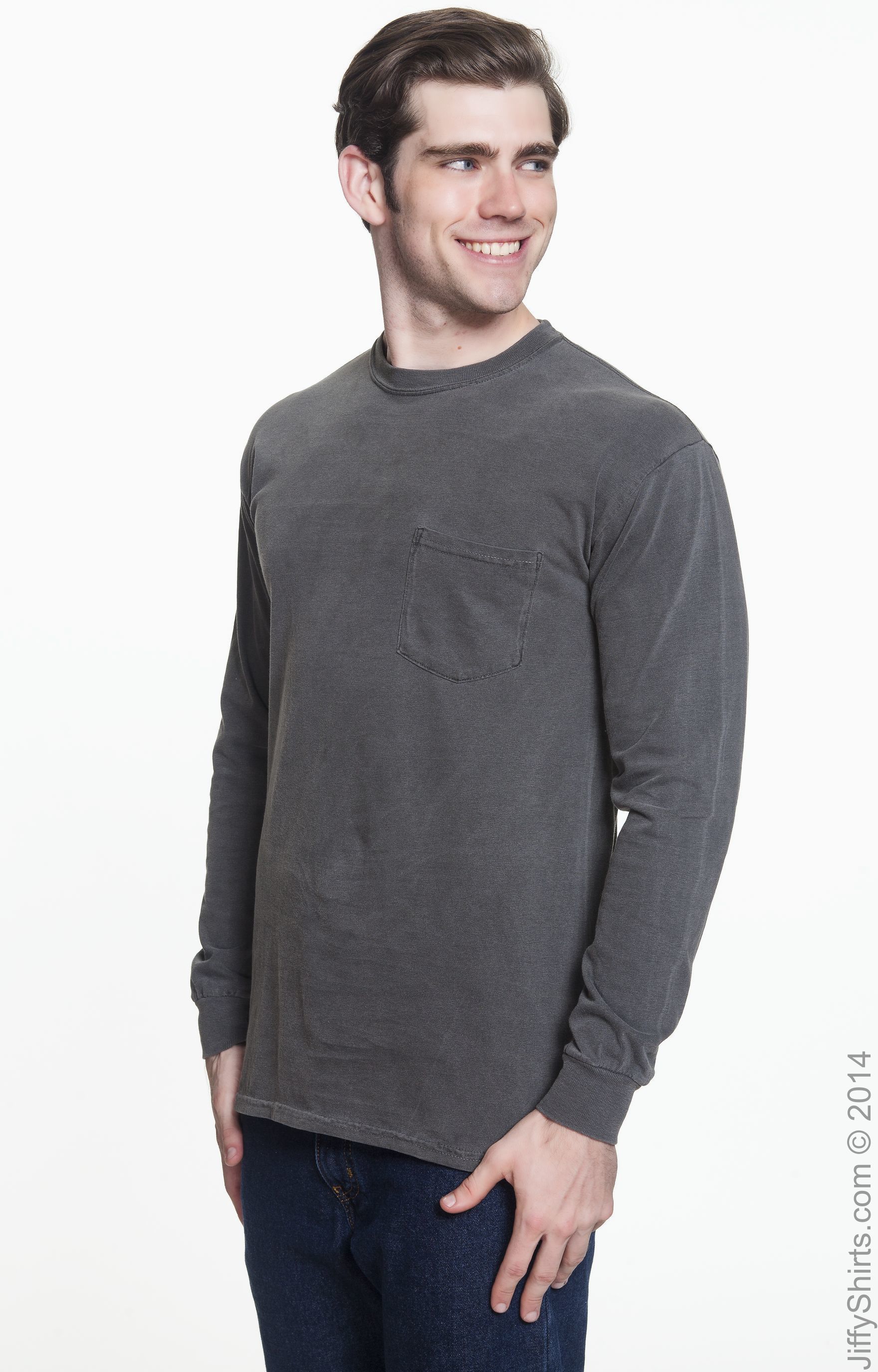 comfort colors long sleeve pepper