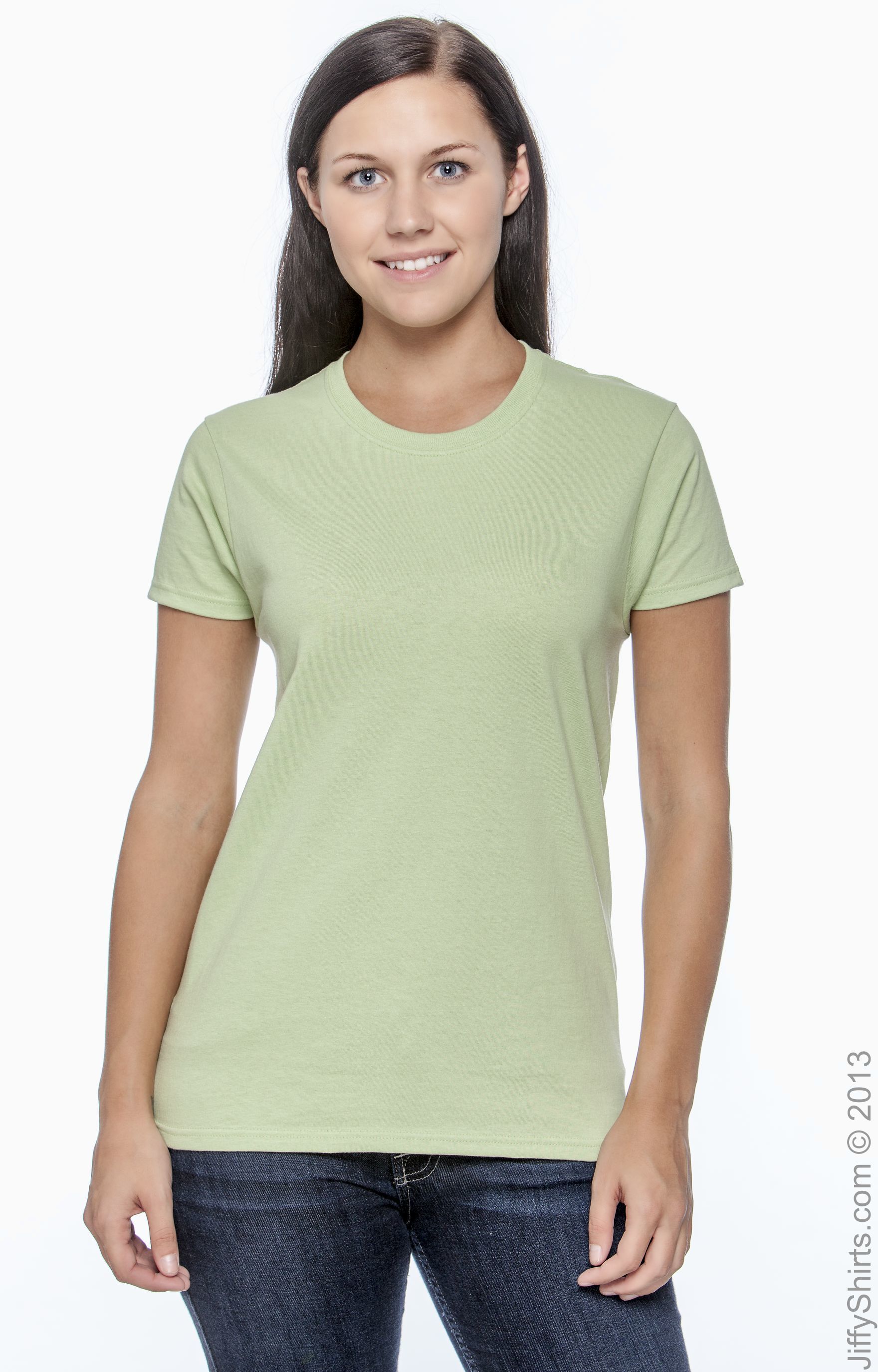 Gildan G200L Ladies' Ultra Cotton® 6 oz. T-Shirt - JiffyShirts.com