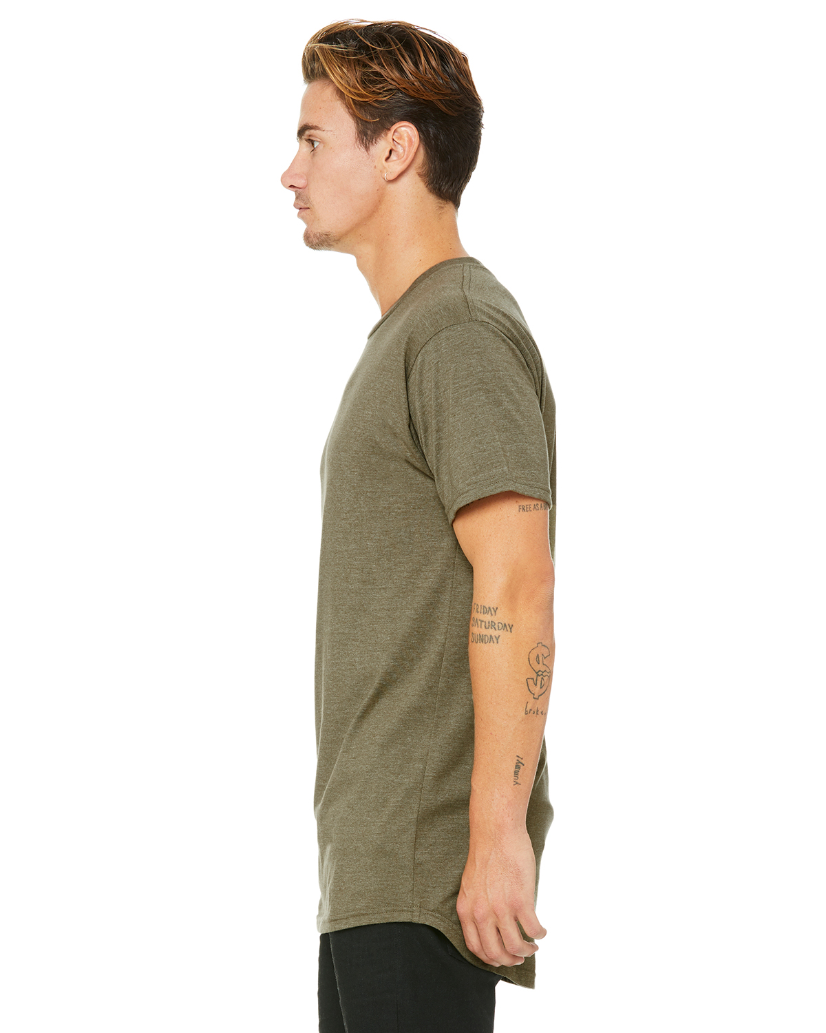 heather olive tshirt