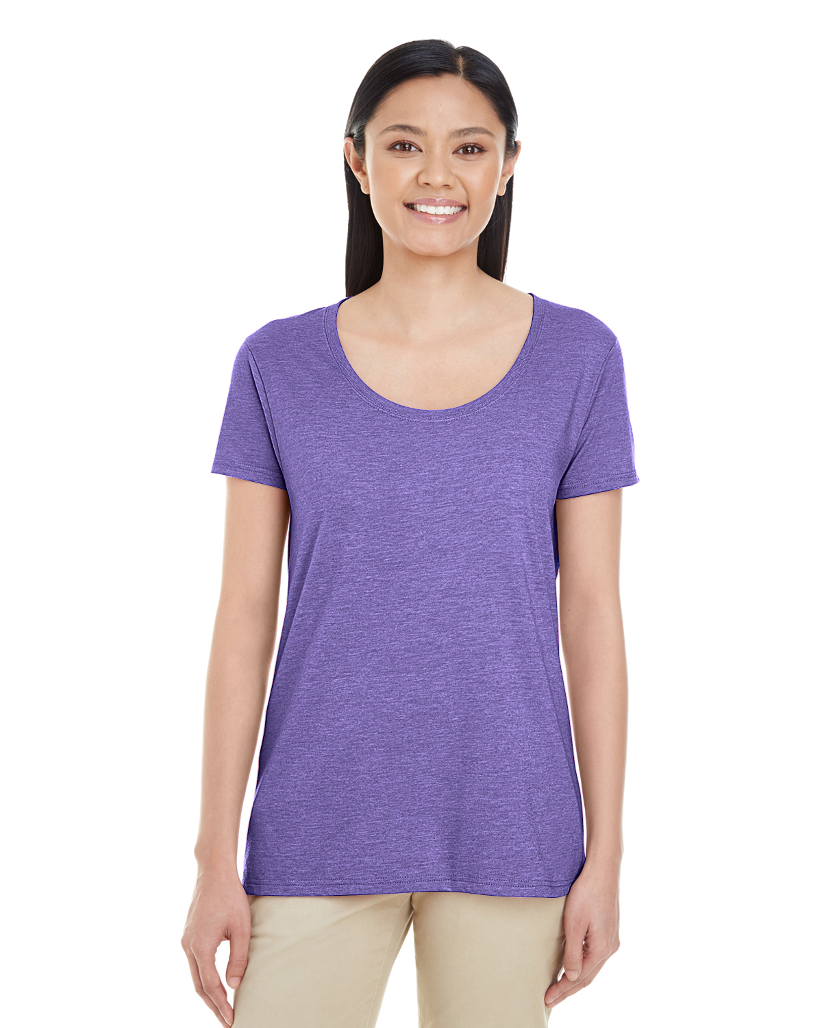 gildan heather berry