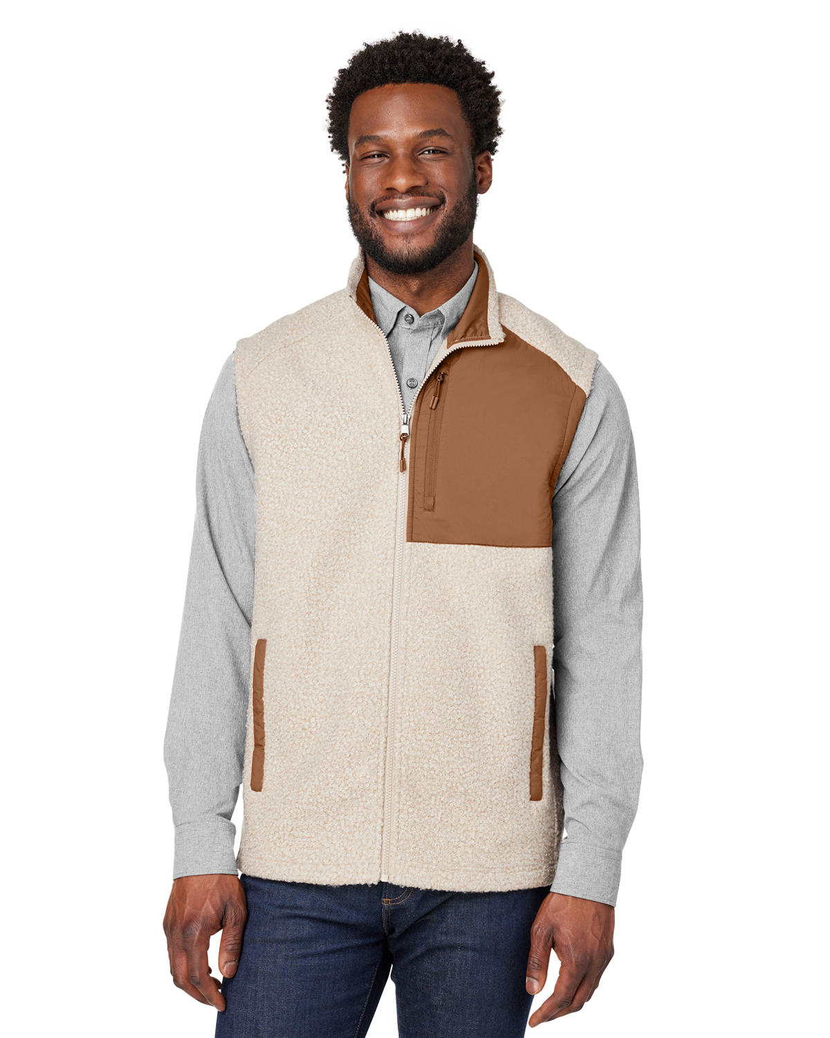 Men's sweater clearance fleece vest