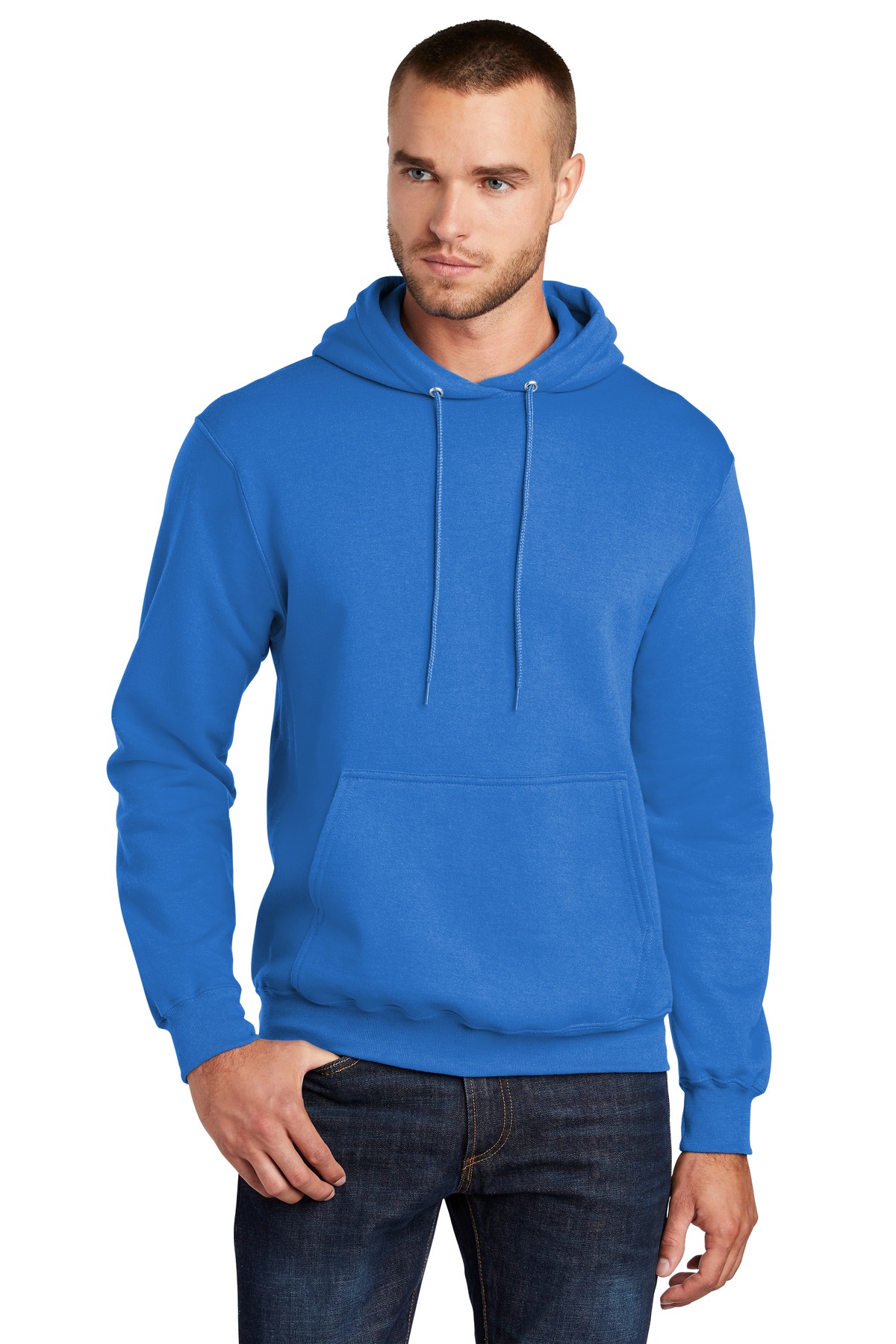 Port & Company Pc78 Ht Unisex Tall Core Fleece Pullover Hooded