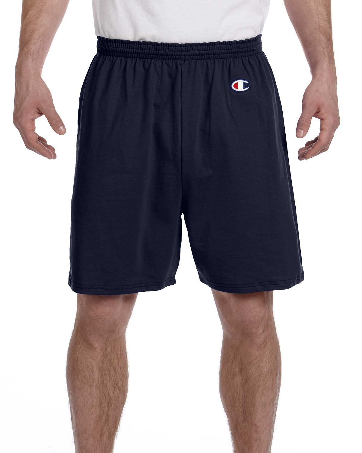 navy champion shorts