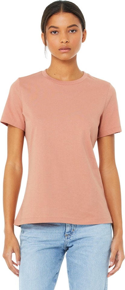 Bella + Canvas - Ladies' Relaxed Jersey Short-Sleeve T-Shirt-BERRY-M