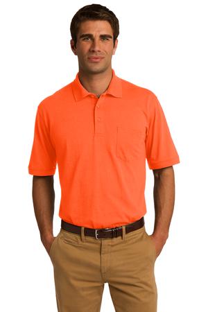 orange polo dress shirt