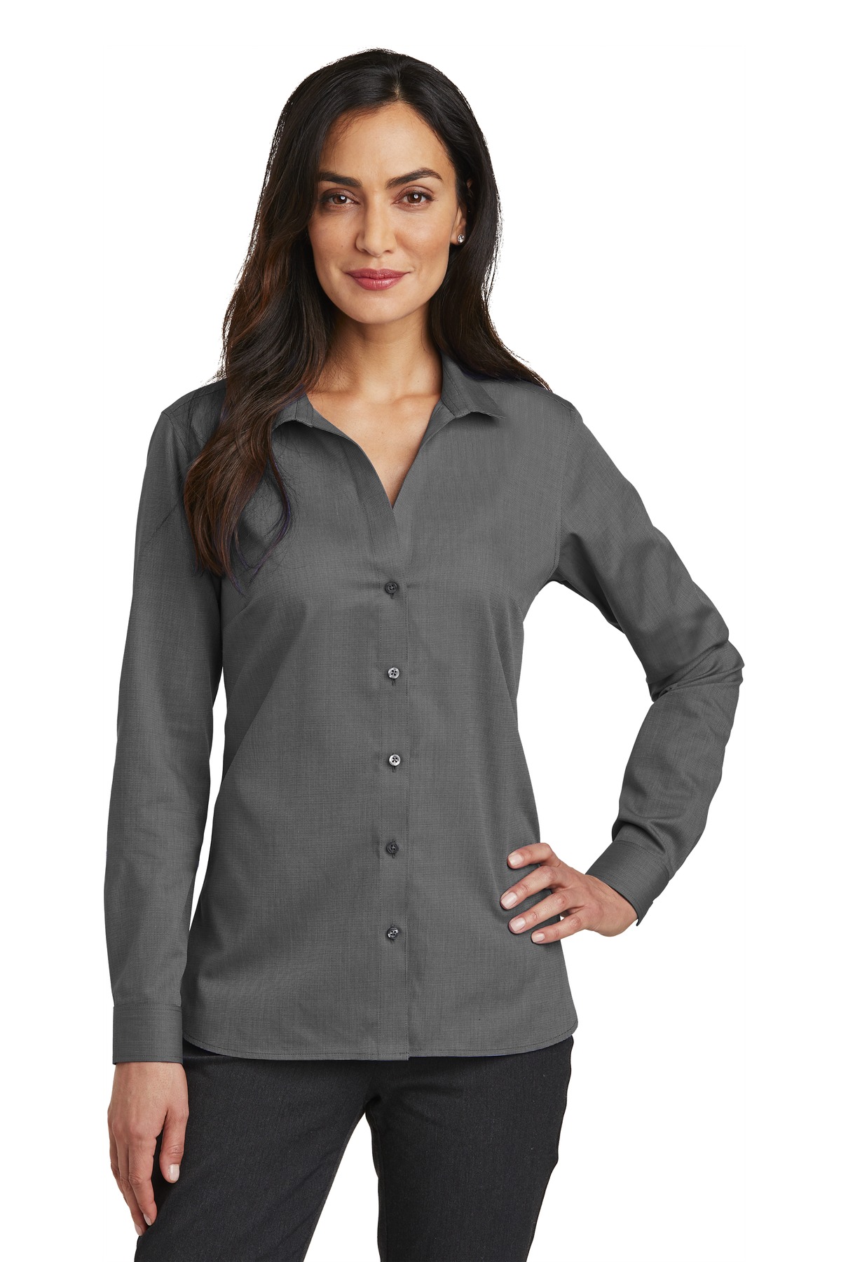black no iron shirt women's