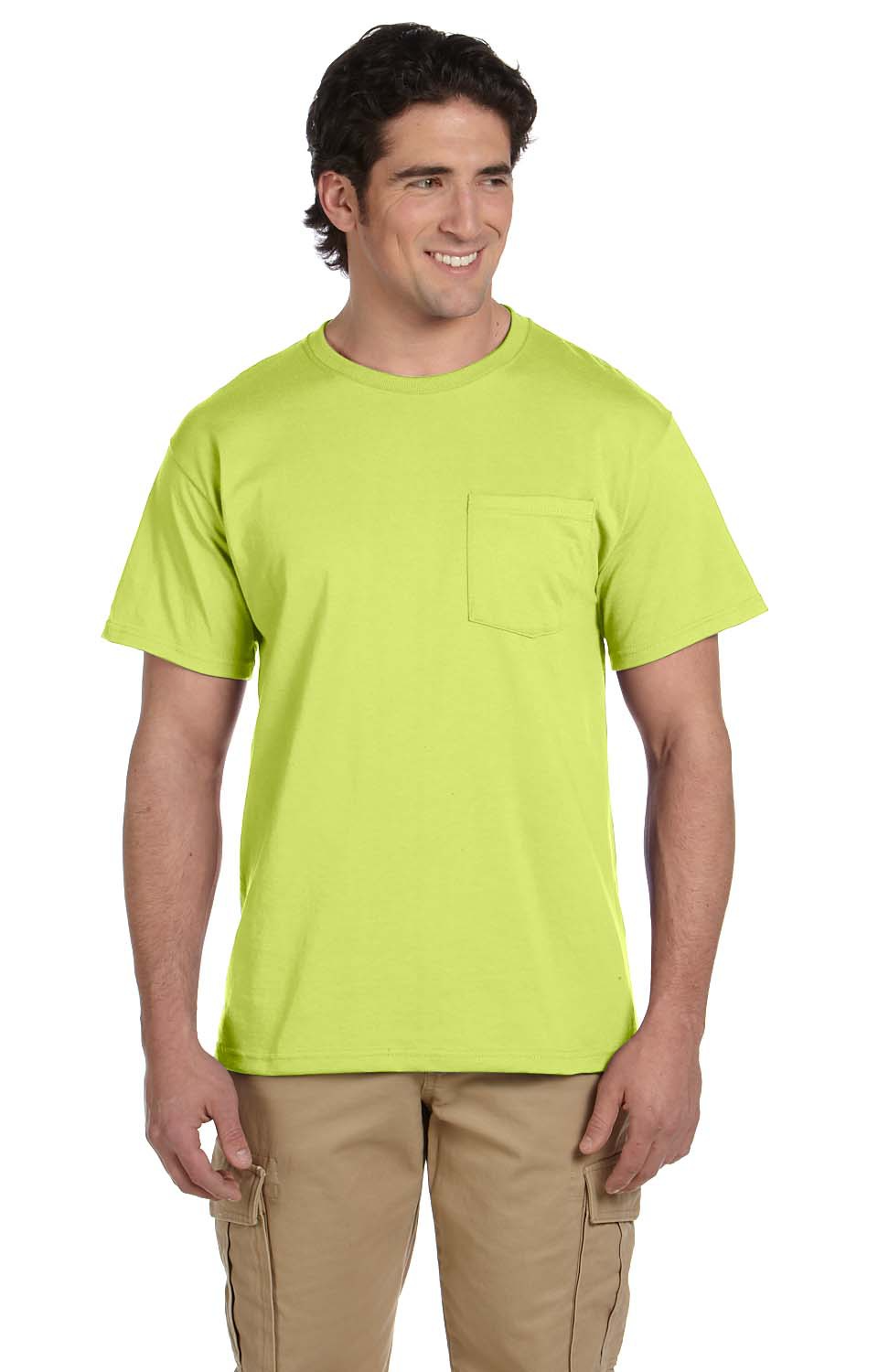 safety green dri fit shirts