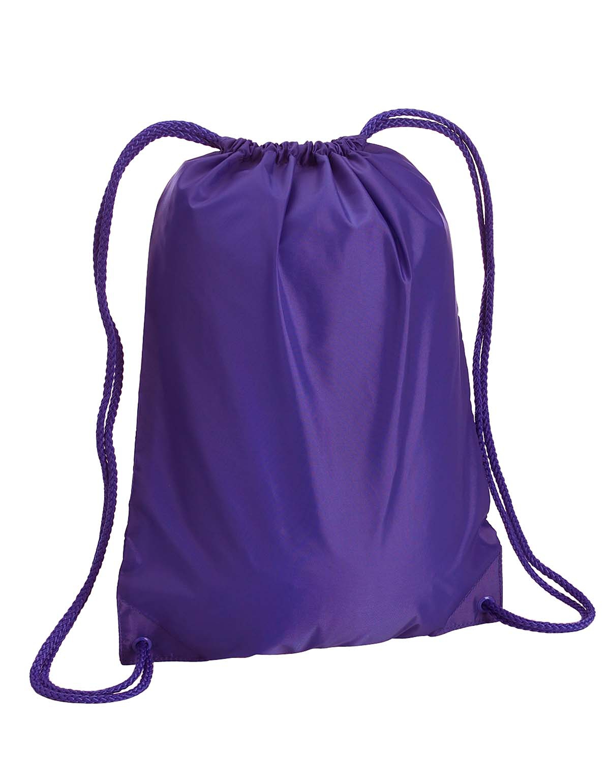 Purple store drawstring backpack