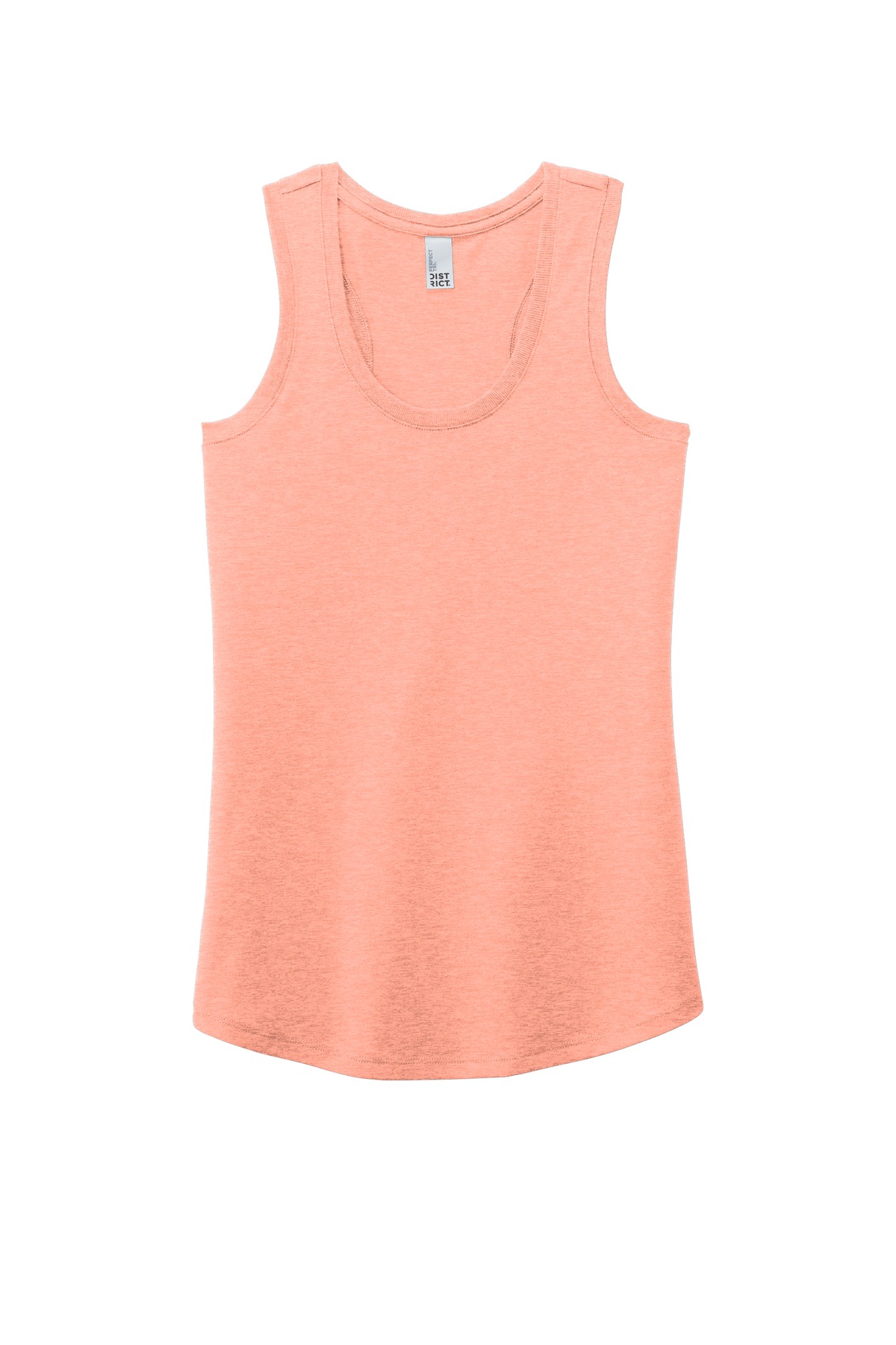 District DM138L Heather Charcoal Ladies' Perfect Tri Racerback Tank