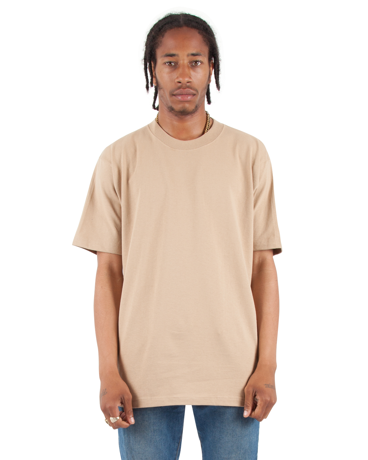 Shaka Wear Max Heavyweight Moss Green T-Shirt