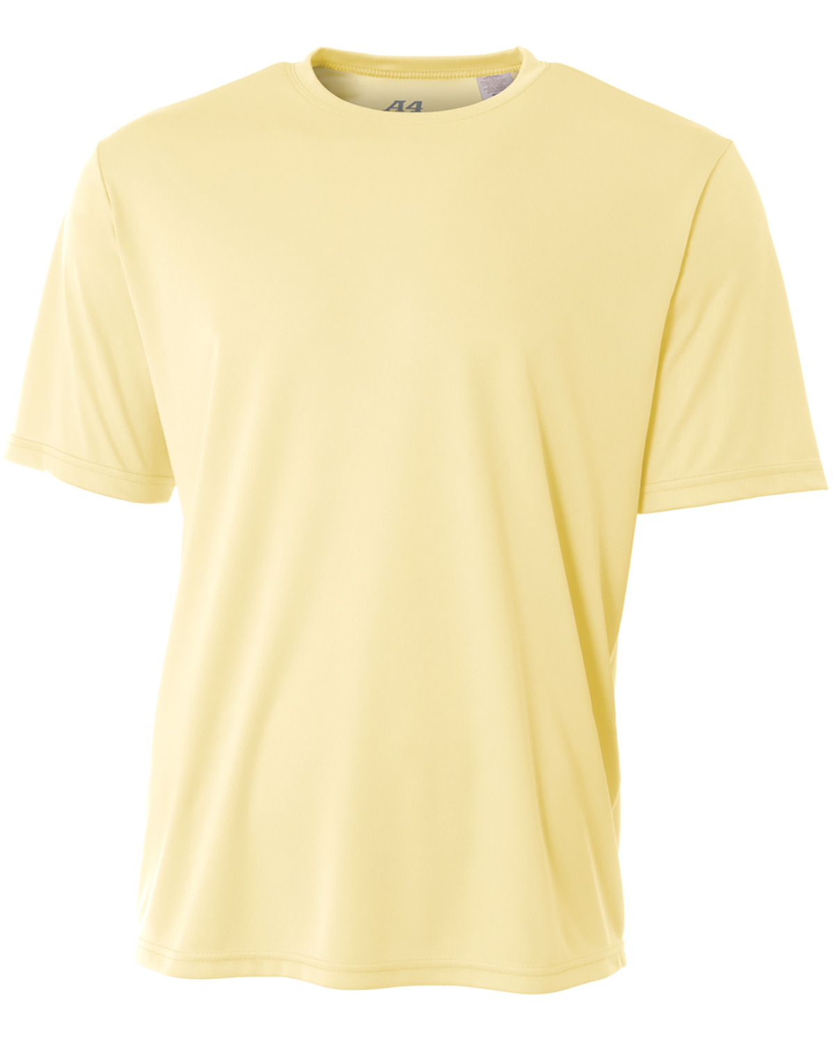 A4 N3142 LIGHT YELLOW Men's Cooling Performance T Shirt A4 N3142 LIGHT YELLOW Men's Cooling Performance T Shirt