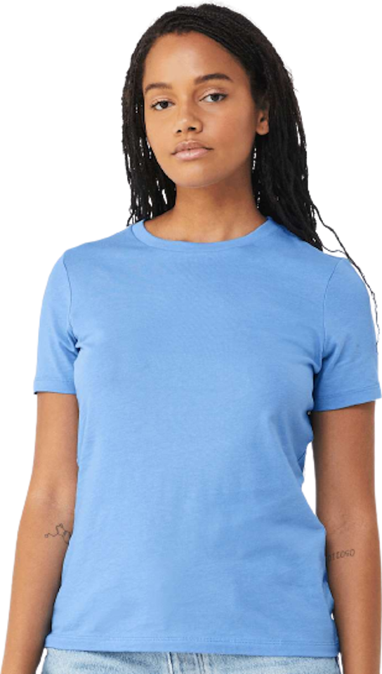 Bella + Canvas 6004 Women The Favorite T-Shirt Baby Blue XL