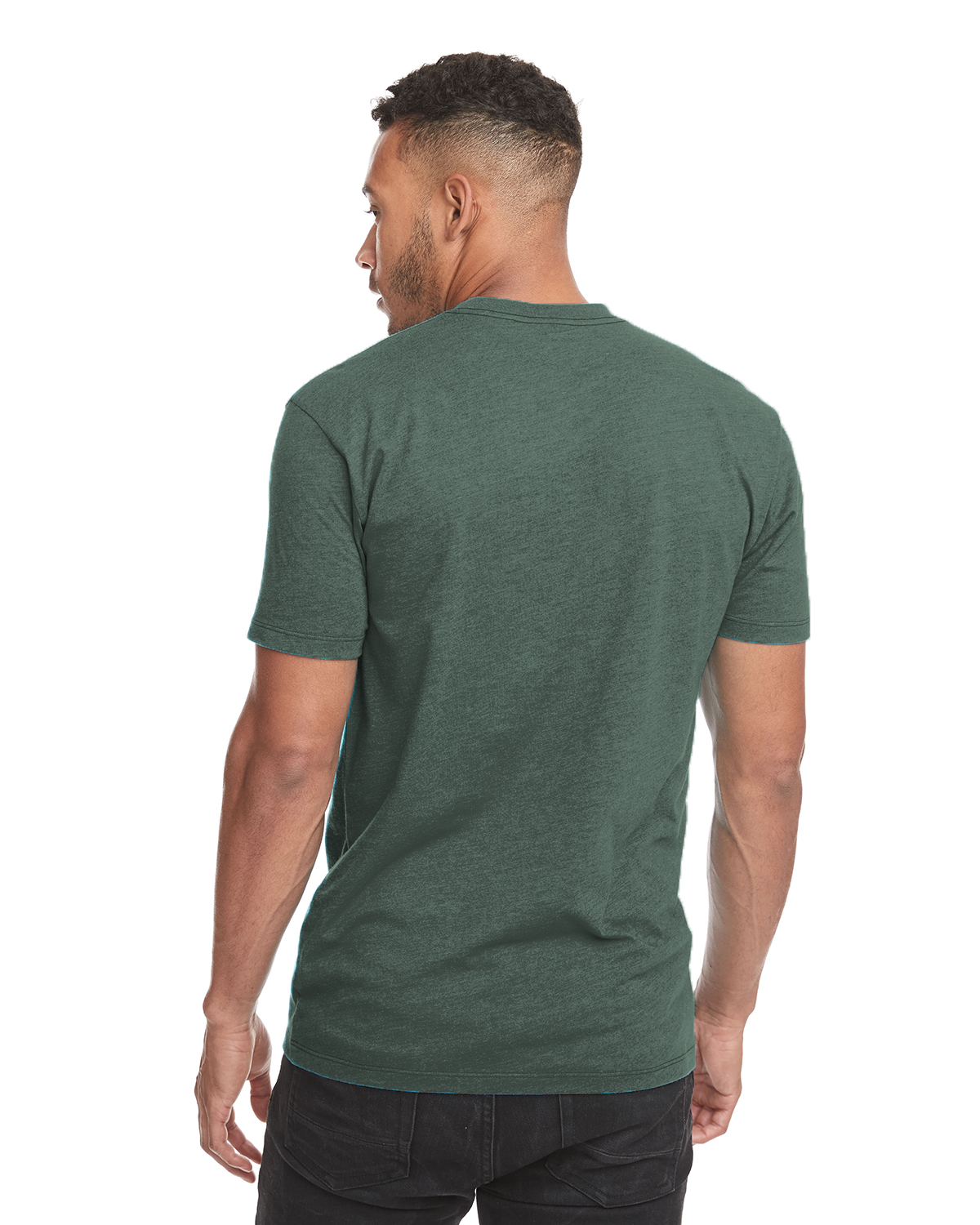 Next Level N6210 Heather Forest Green Men's CVC Crew