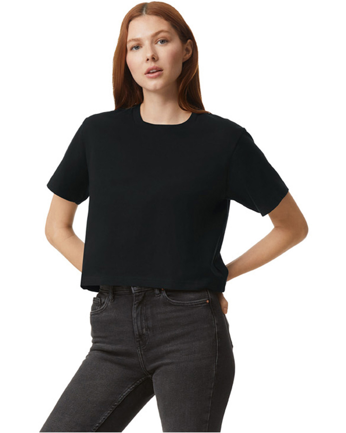 T Shirts American | Apparel Jiffy Shirt 102 Ladies\' Jersey Boxy Am Fine