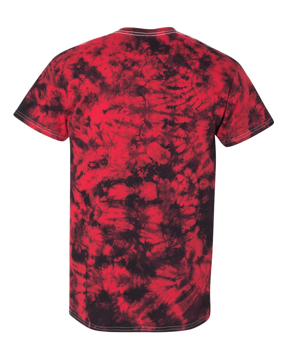 Red and black tie best sale dye shirt