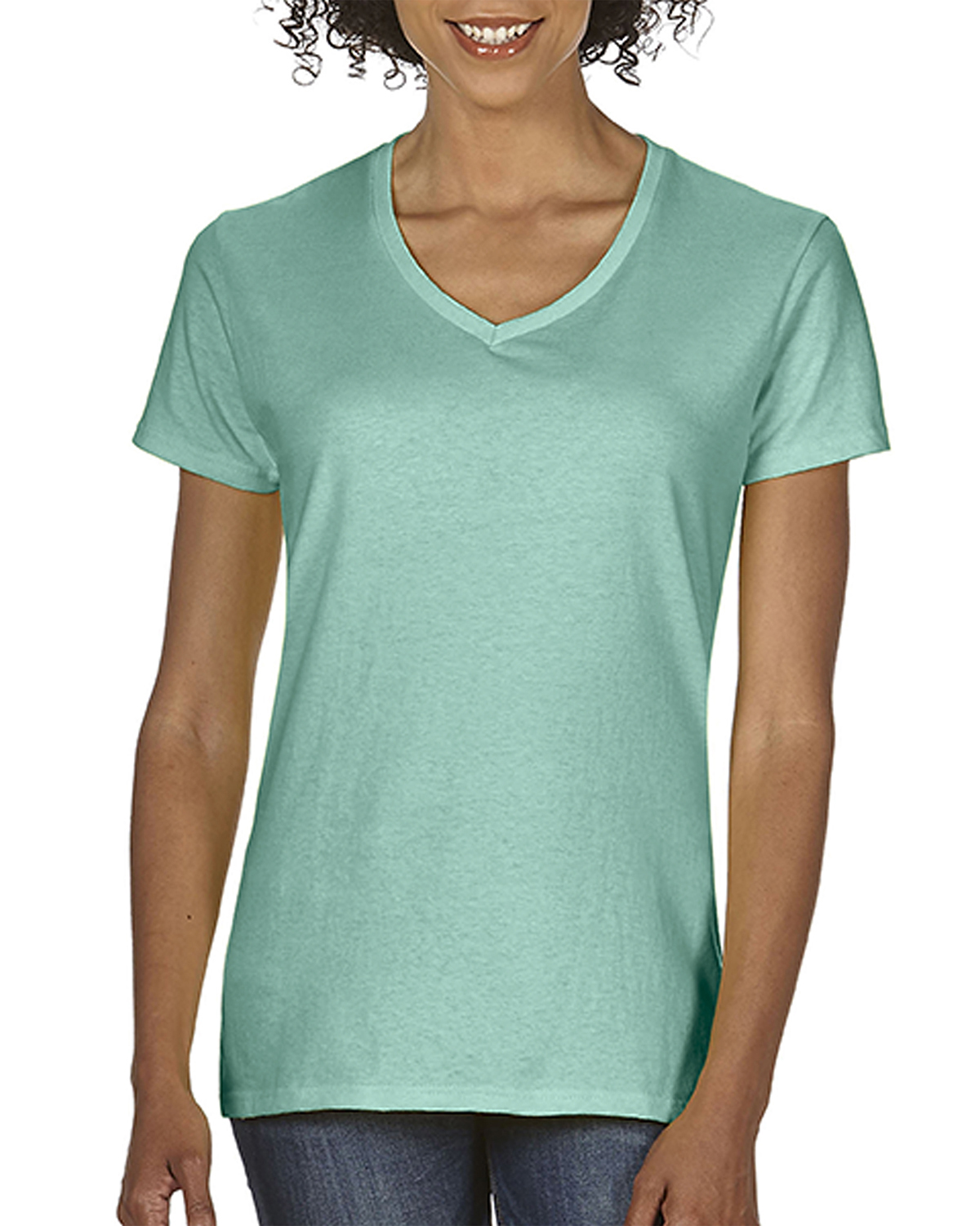 Comfort Colors C3199 Ladies Midweight Rs V Neck T Shirt
