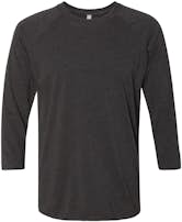 White Label Mfg Swing Away Merrill - Signs - 3/4 Sleeve Raglan T-Shirt Black/Deep Heather / XL