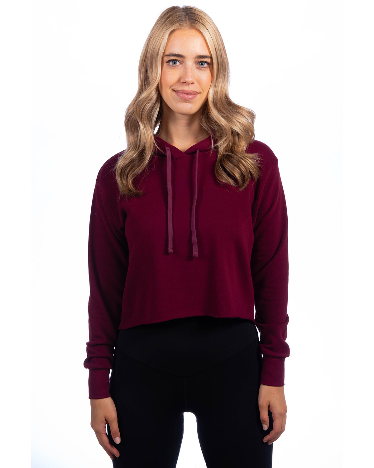 Cropped hooded online jumper