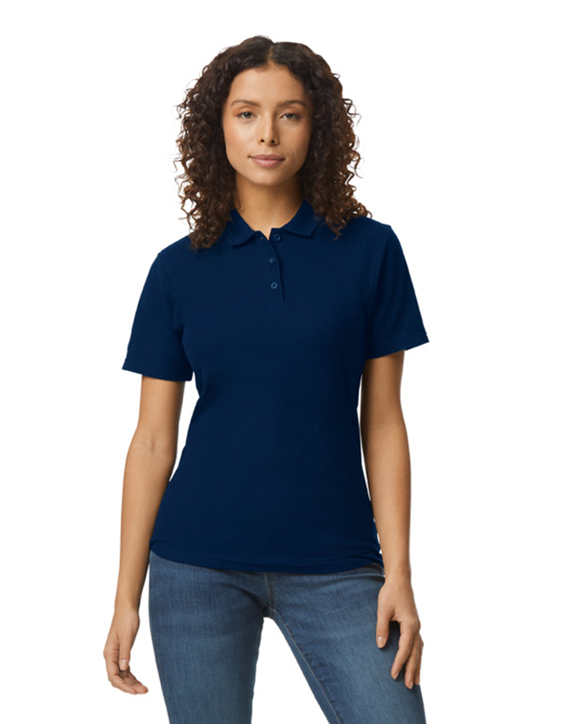 Ladies navy blue polo hot sale shirts