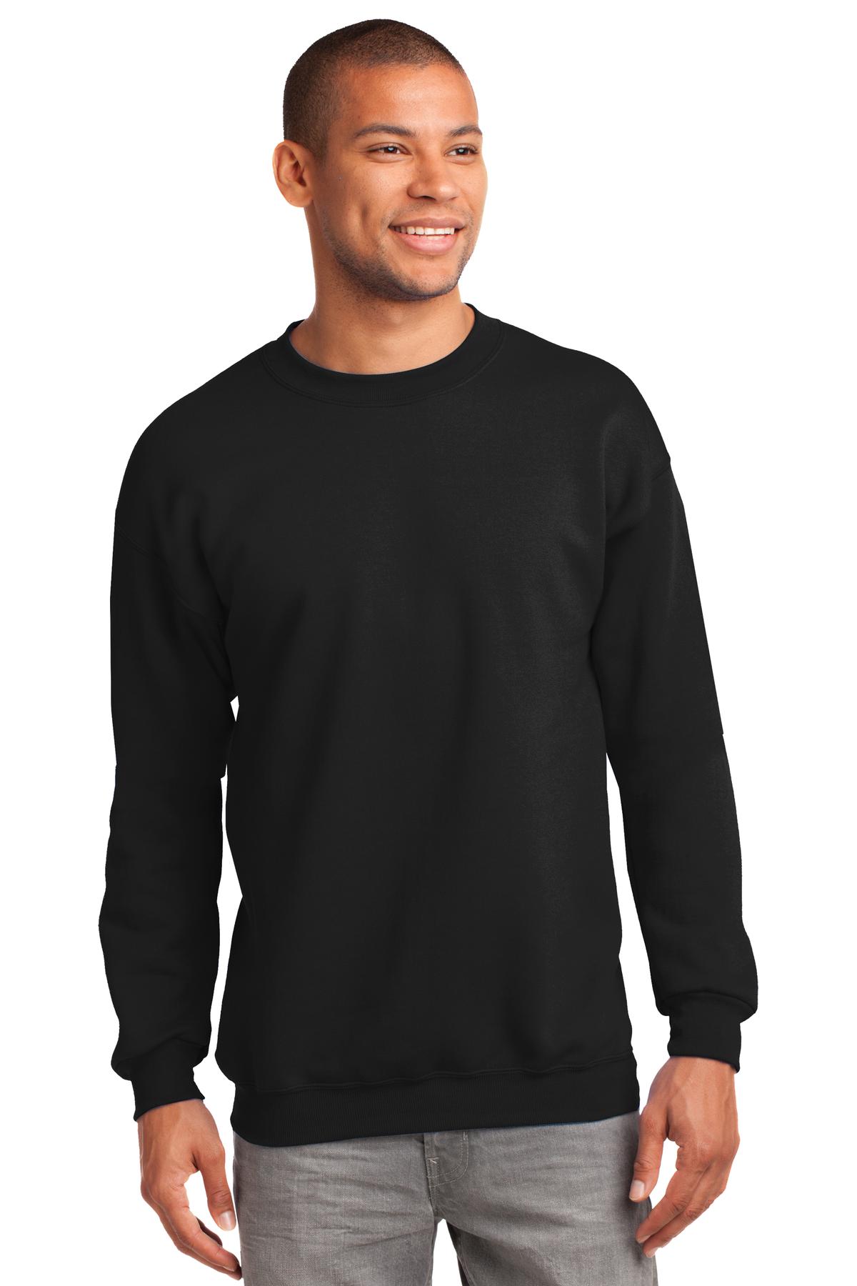 Port & company outlet essential fleece crewneck sweatshirt