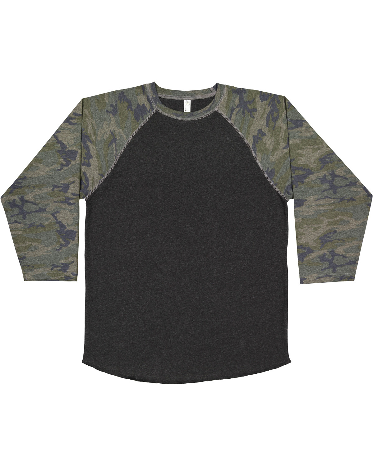 LAT 6930 - Fine Jersey 3/4 Sleeve Baseball T-Shirt $8.27 - T-Shirts