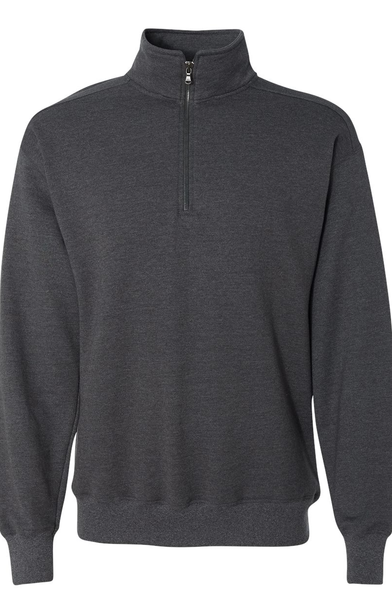 hanes nano quarter zip sweatshirt