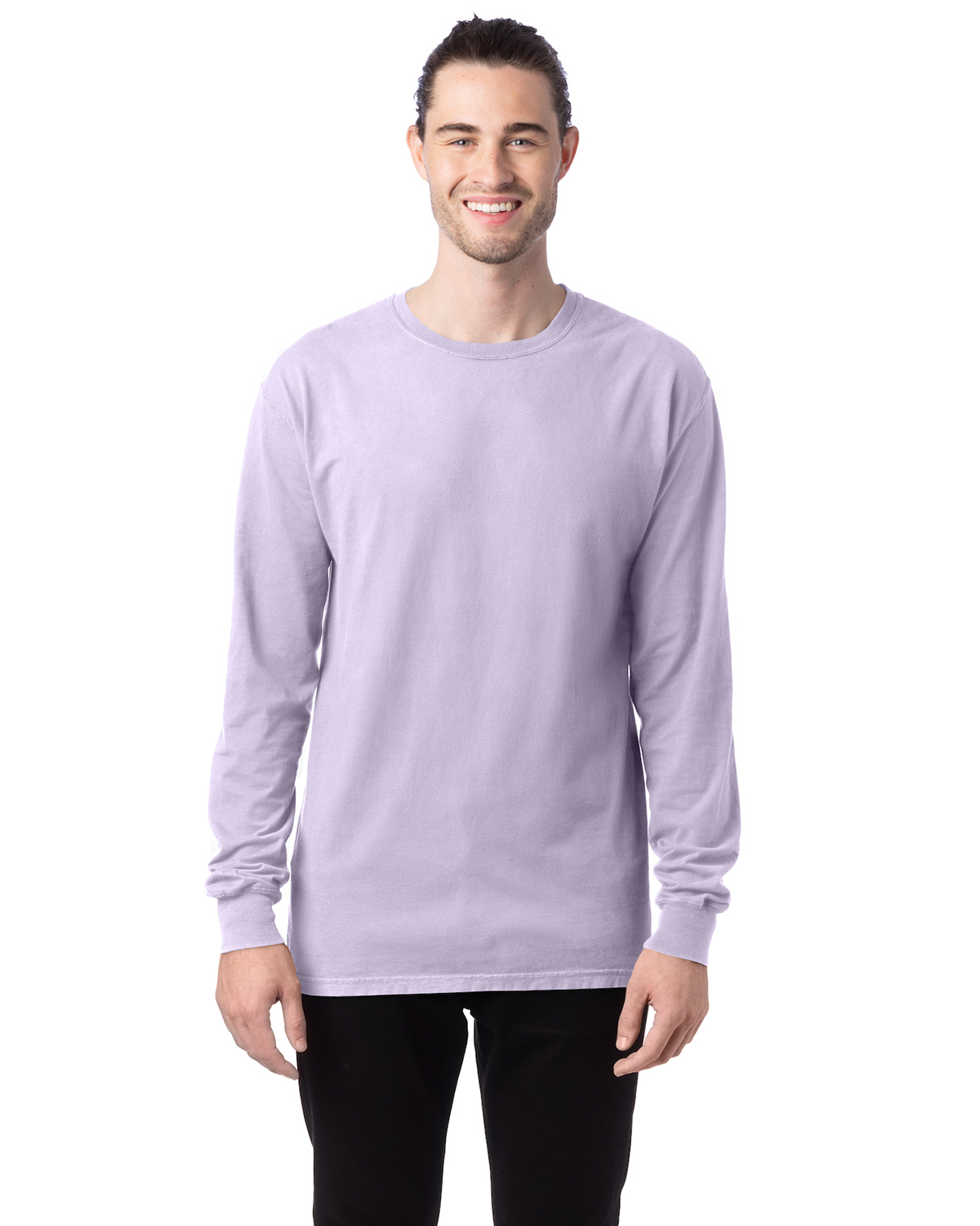 Unisex 5.5 oz., 100% Ringspun Cotton Garment-Dyed Long-Sleeve T-Shirt