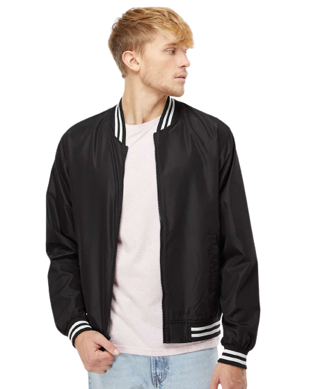 LEATHER BOMBER JACKET in black | Off-White™ Official CO