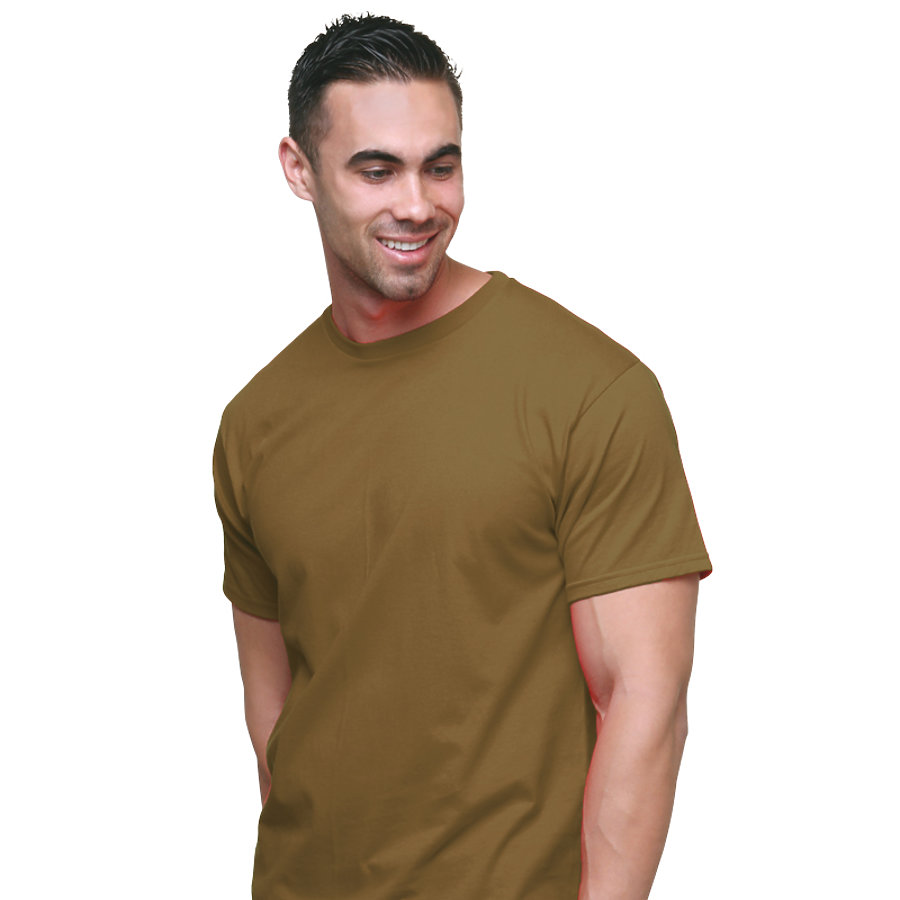 Bayside BA9500 Coyote Brown Unisex 4.2 