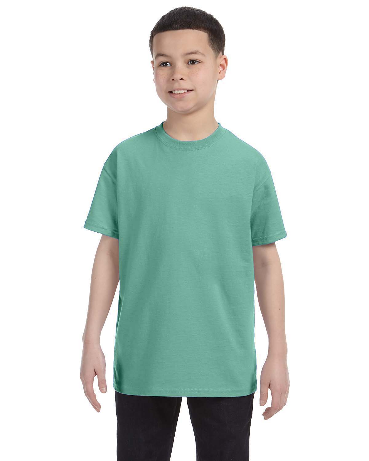 NEW Hanes Youth 100/% Cotton Heavy Tagless T-Shirt M-54500