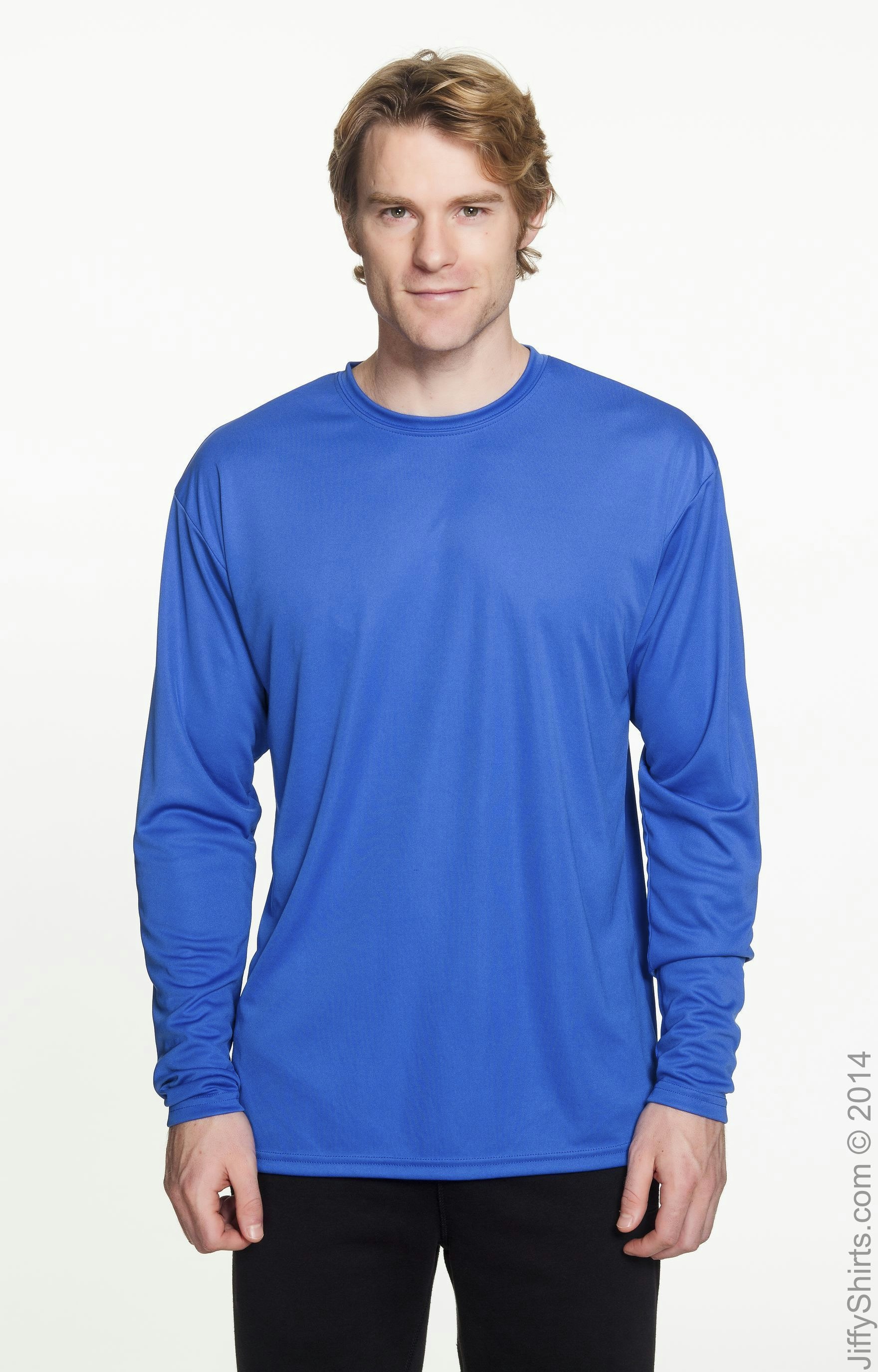 A4 N3165 Men's Cooling Performance Long Sleeve T Shirt | Jiffy Shirts