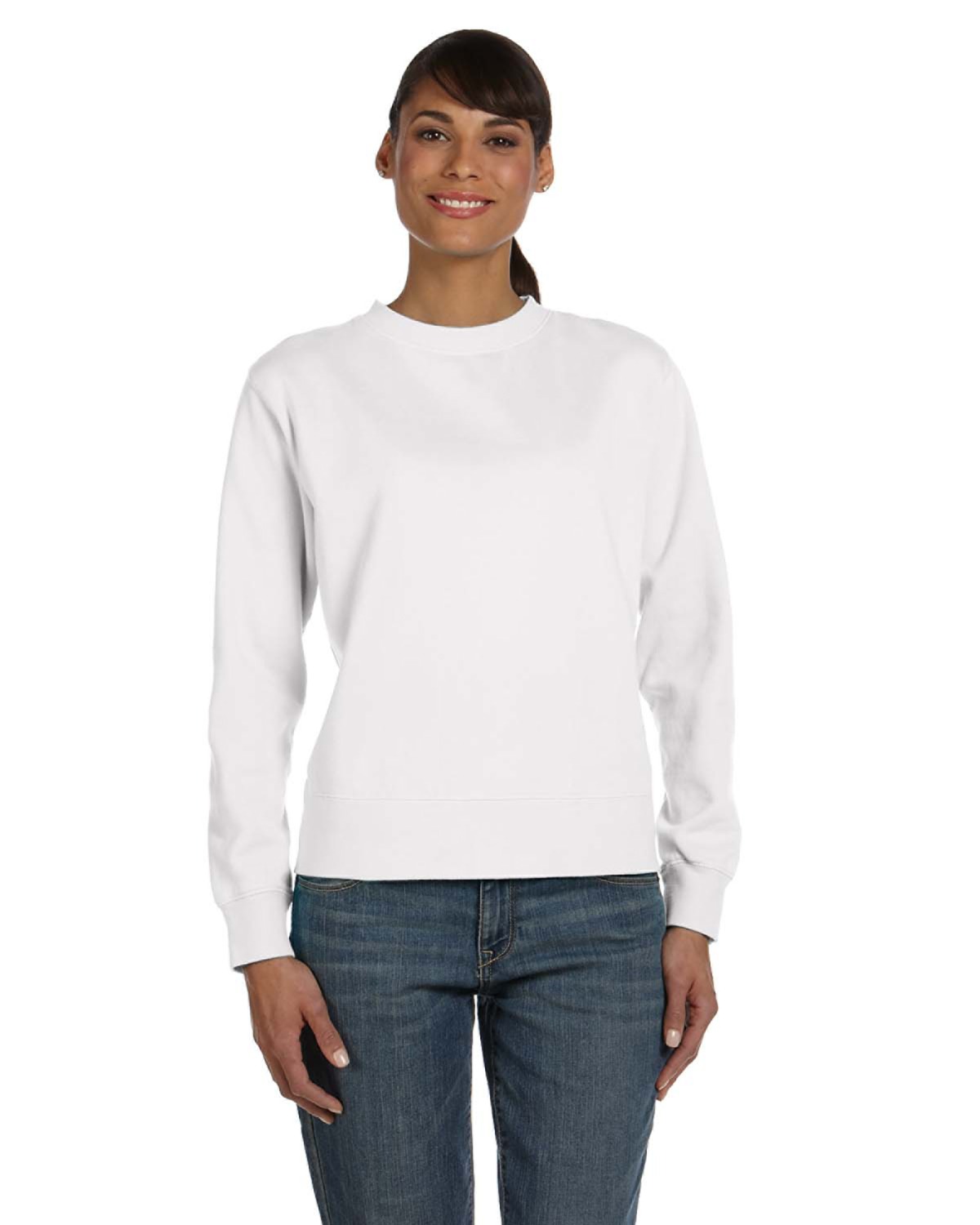 white comfort colors sweatshirt