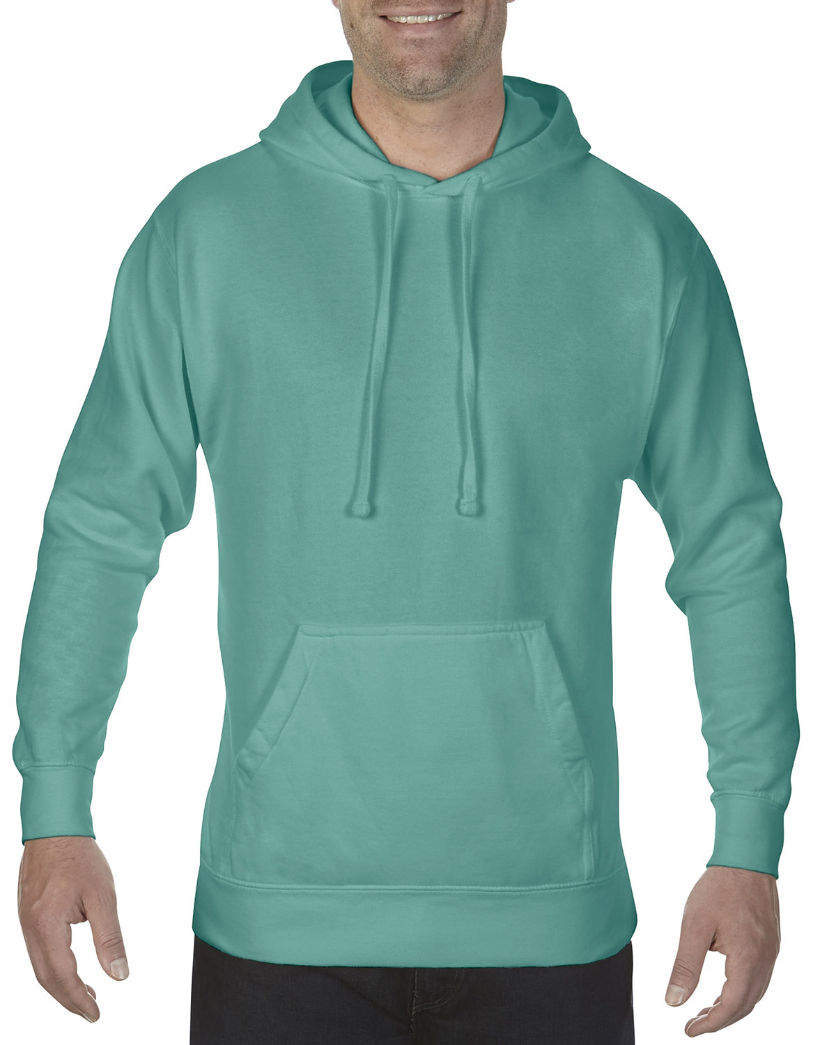 seafoam green hoodie