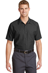 Red Kap SP24 Industrial Short Sleeve Work Shirt | JiffyShirts