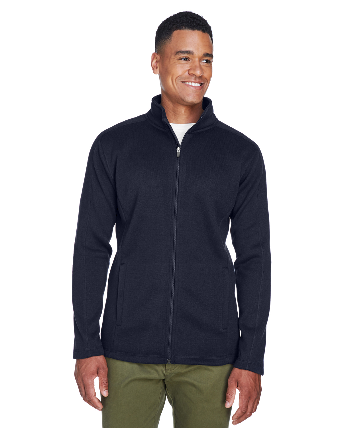Devon u0026 Jones Dg793 Men's Bristol Full Zip Sweater Fleece Jacket | Jiffy  Shirts