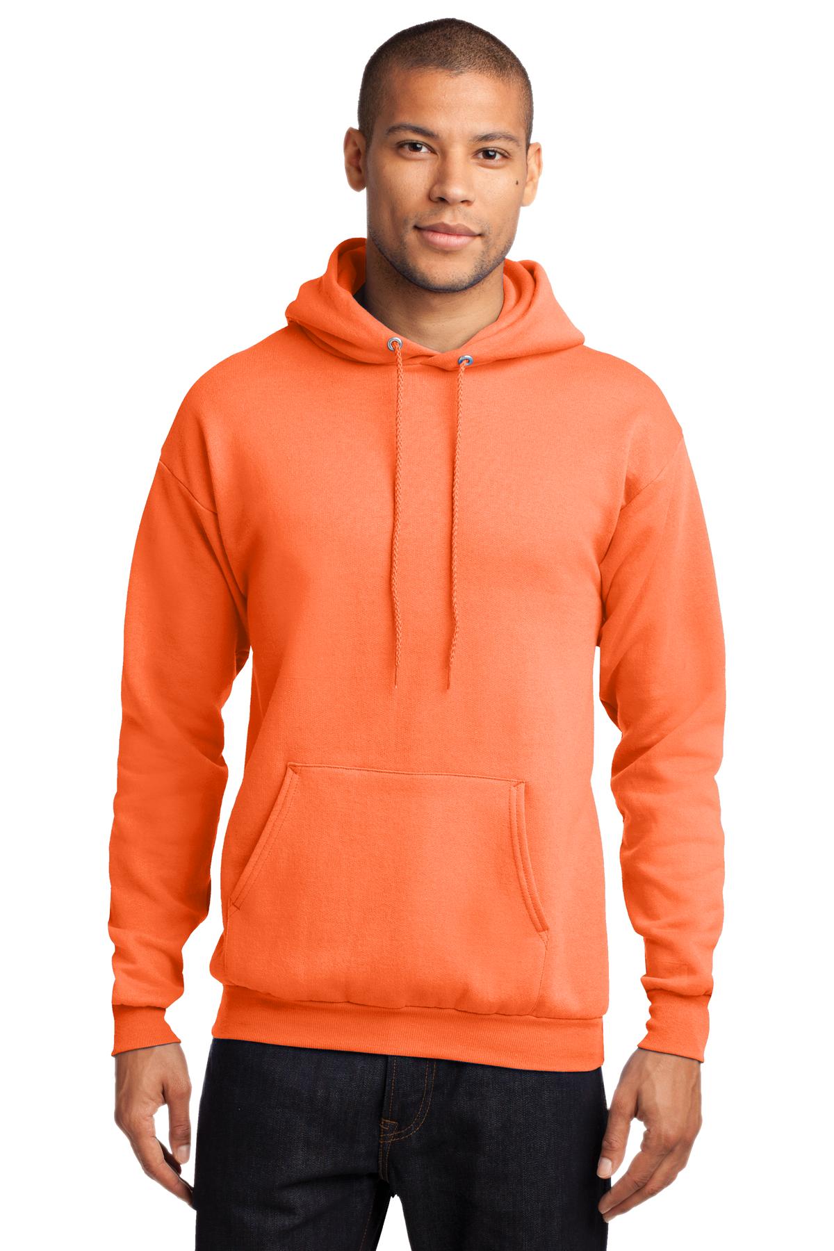 orange neon sweatshirt