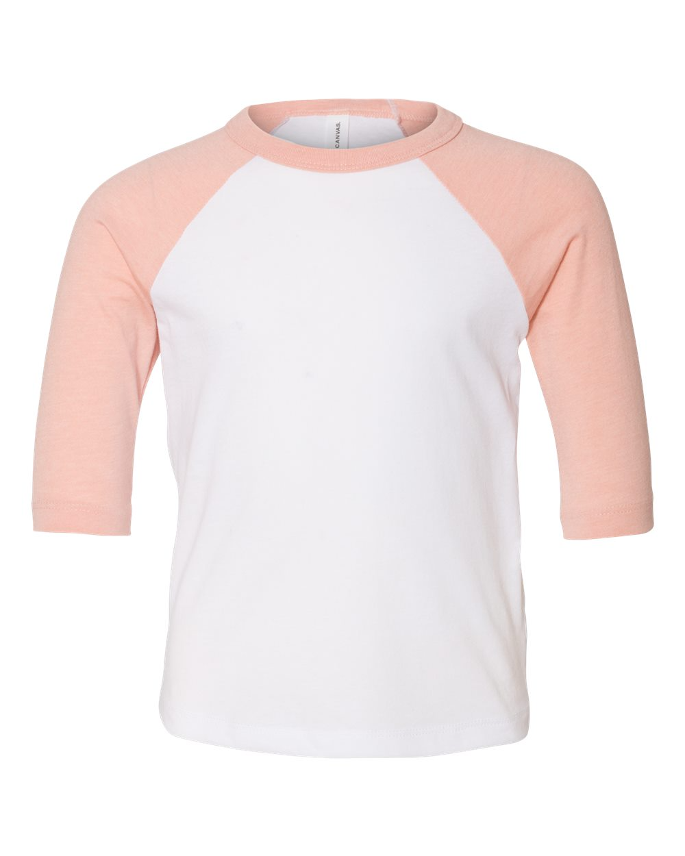 peach baseball tee