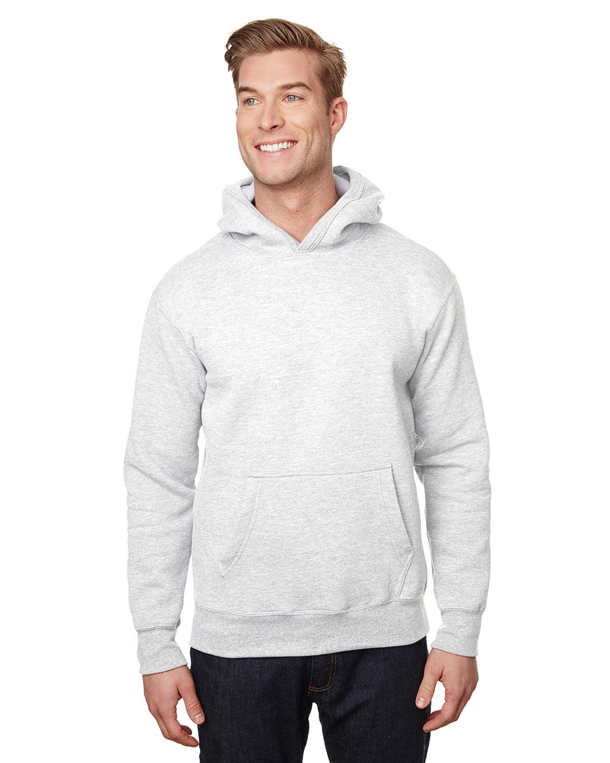 gray gildan sweatshirt