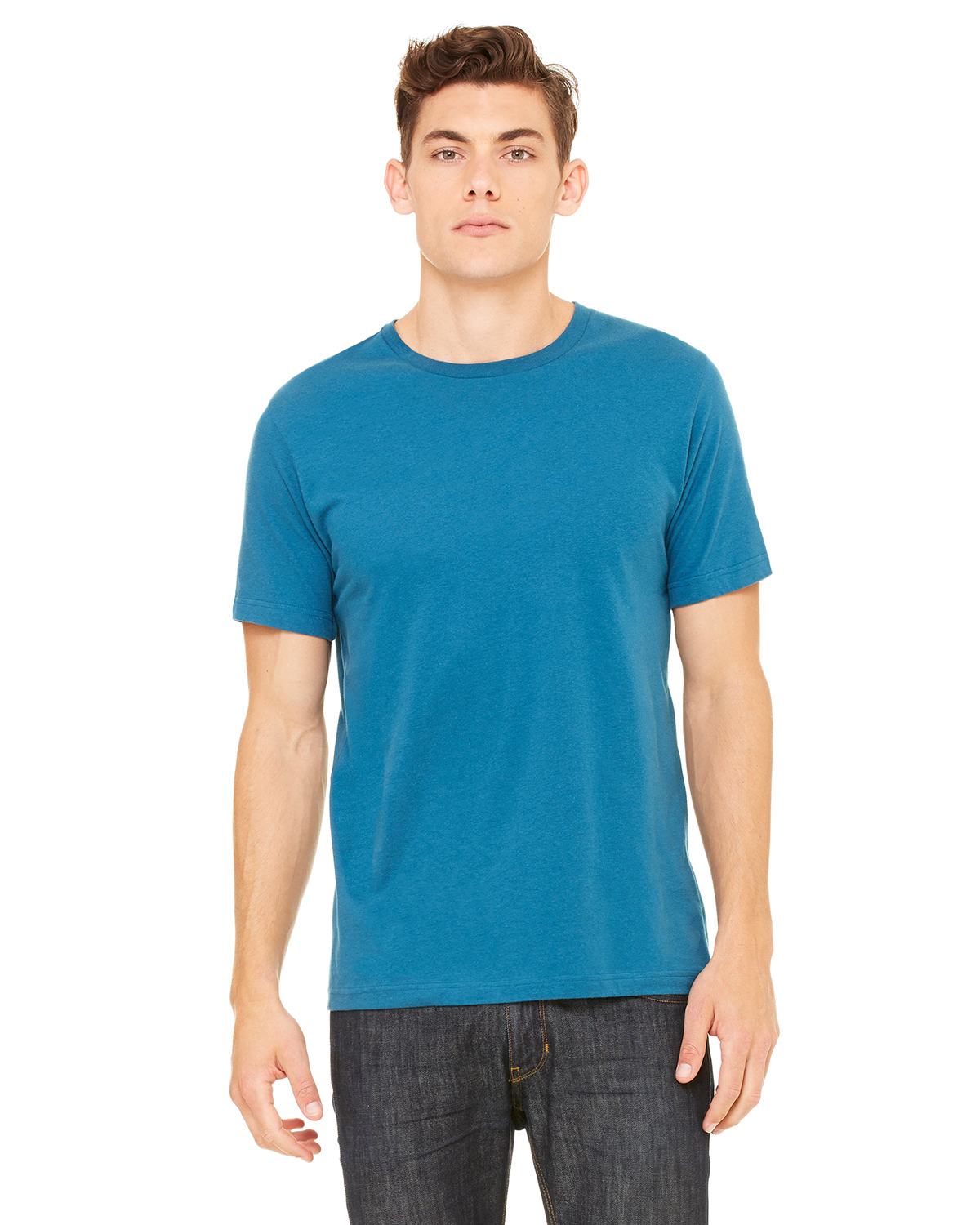 dark teal blue shirt