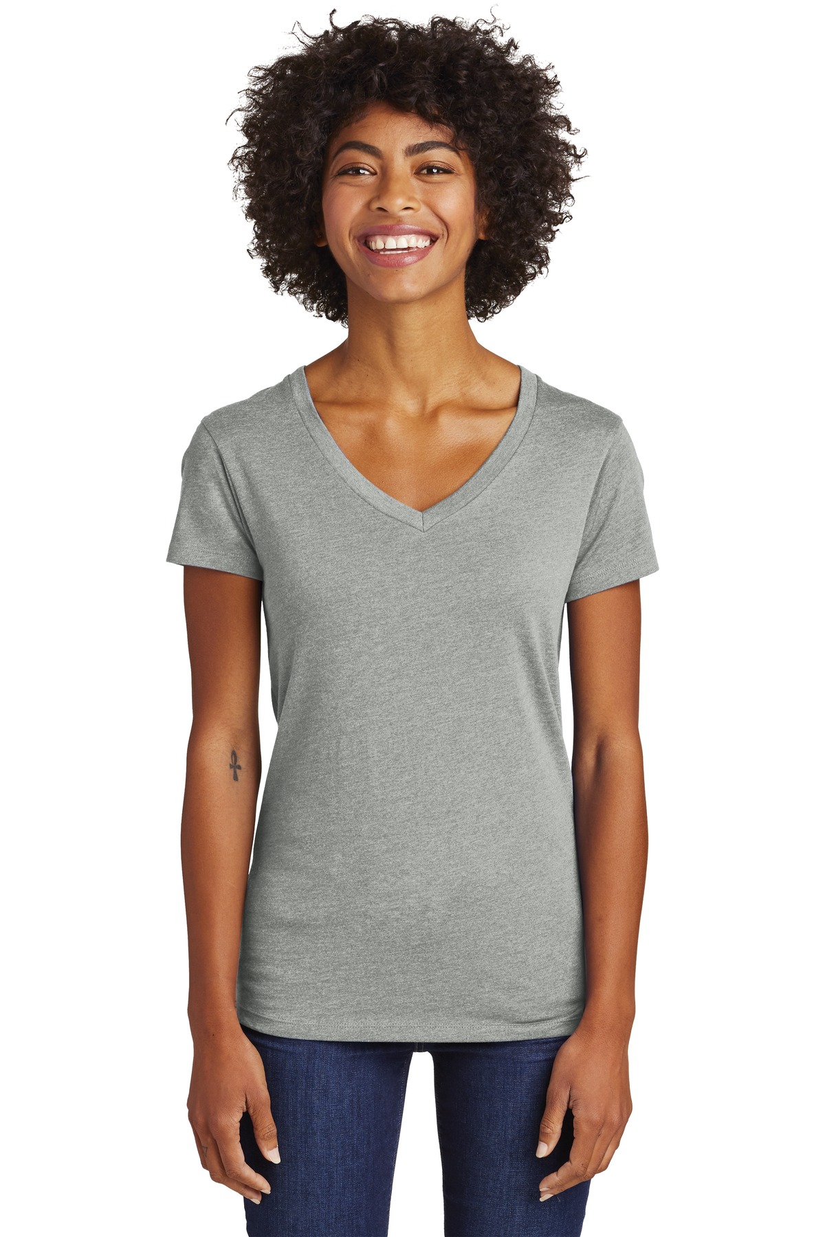 heather grey shirt back