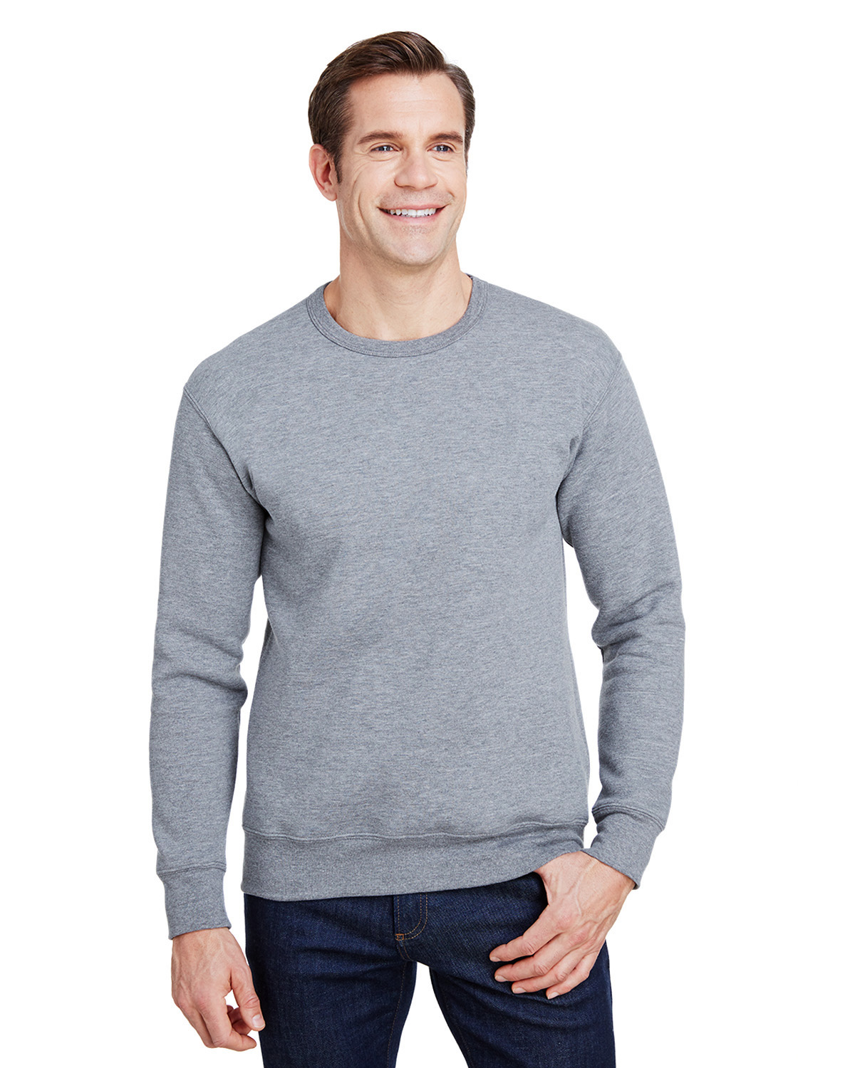 gildan graphite heather sweatshirt