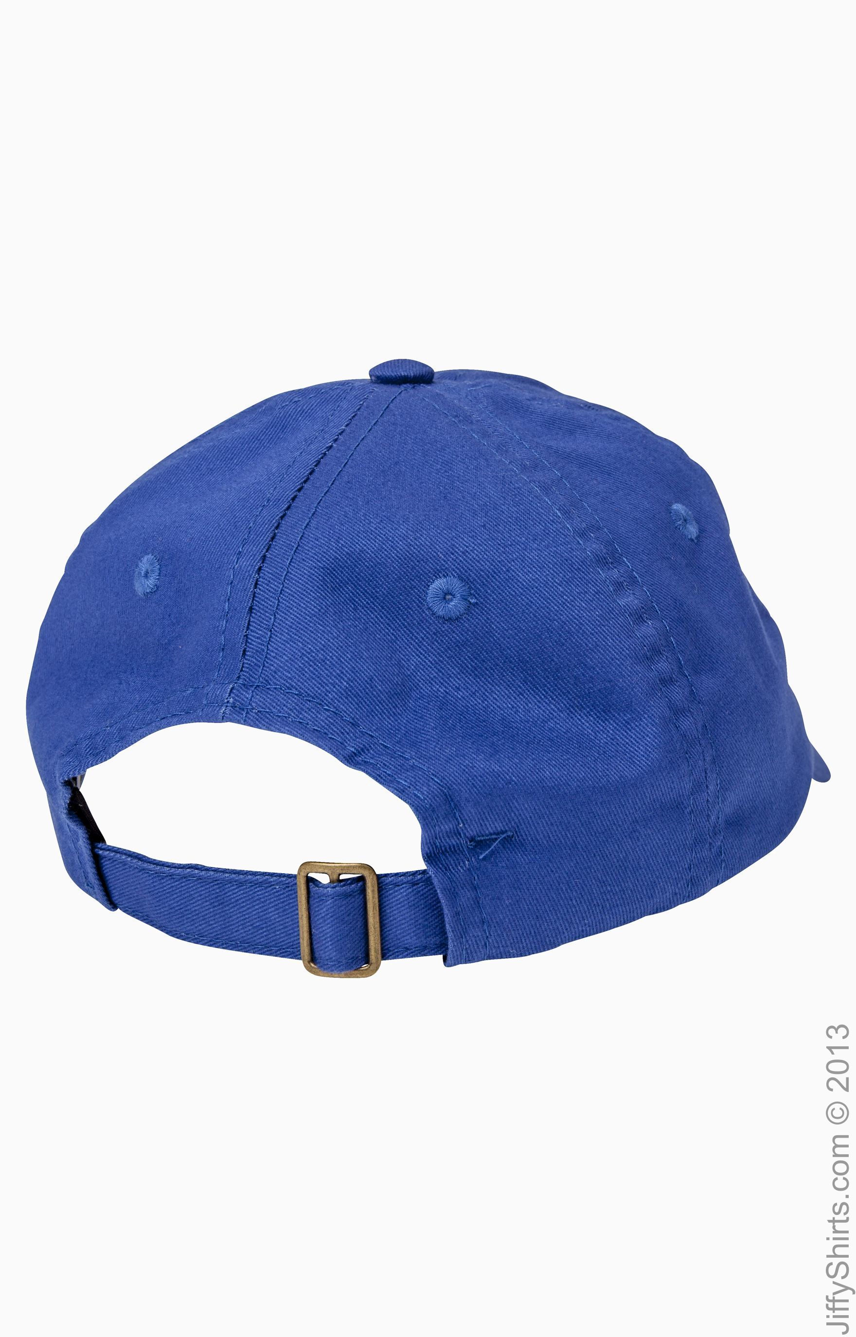 6-Panel Brushed Twill Unstructured Cap 